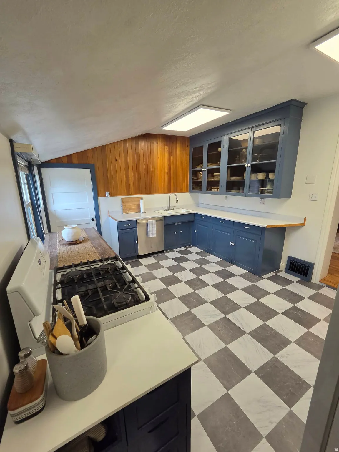 Kitchen with lots of cabinets and storage