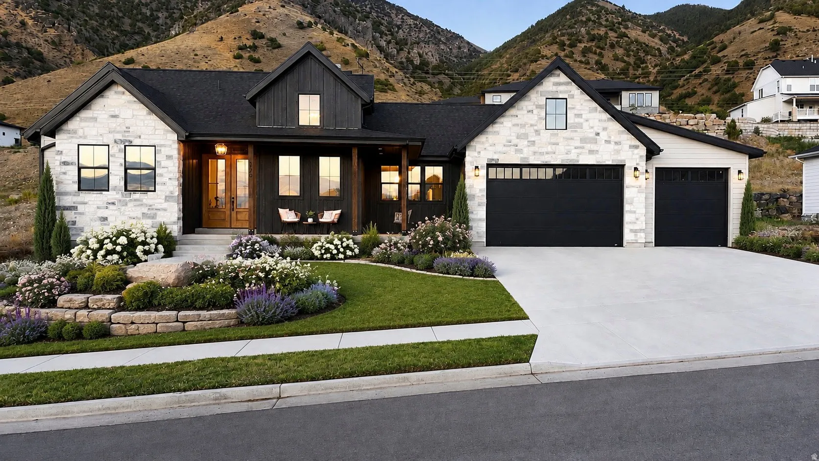 Attention! AI Image from the Designers/Seller's landscaping plans!