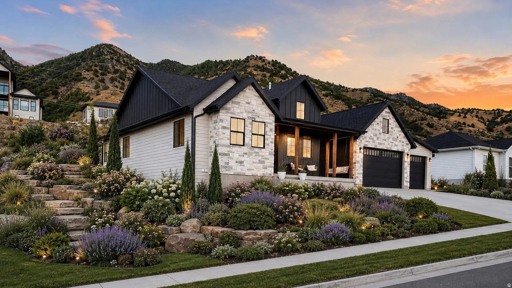 Attention! AI Image from the Designers/Seller's landscaping plans!