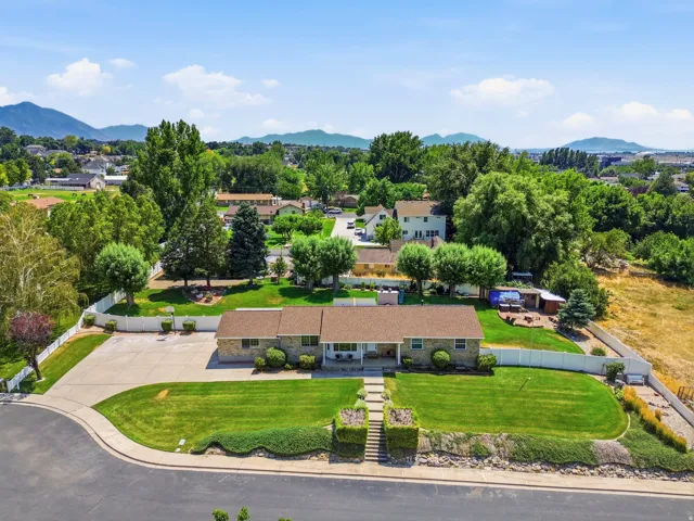 Front view of home/ property with mountain views.