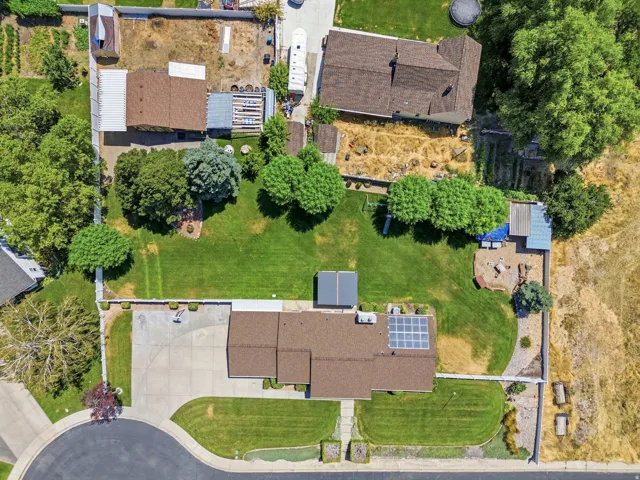 Aerial view of property.