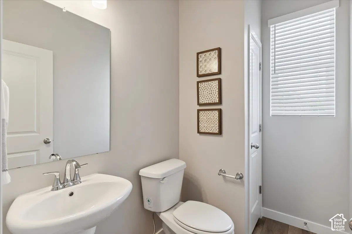 Main floor half bathroom