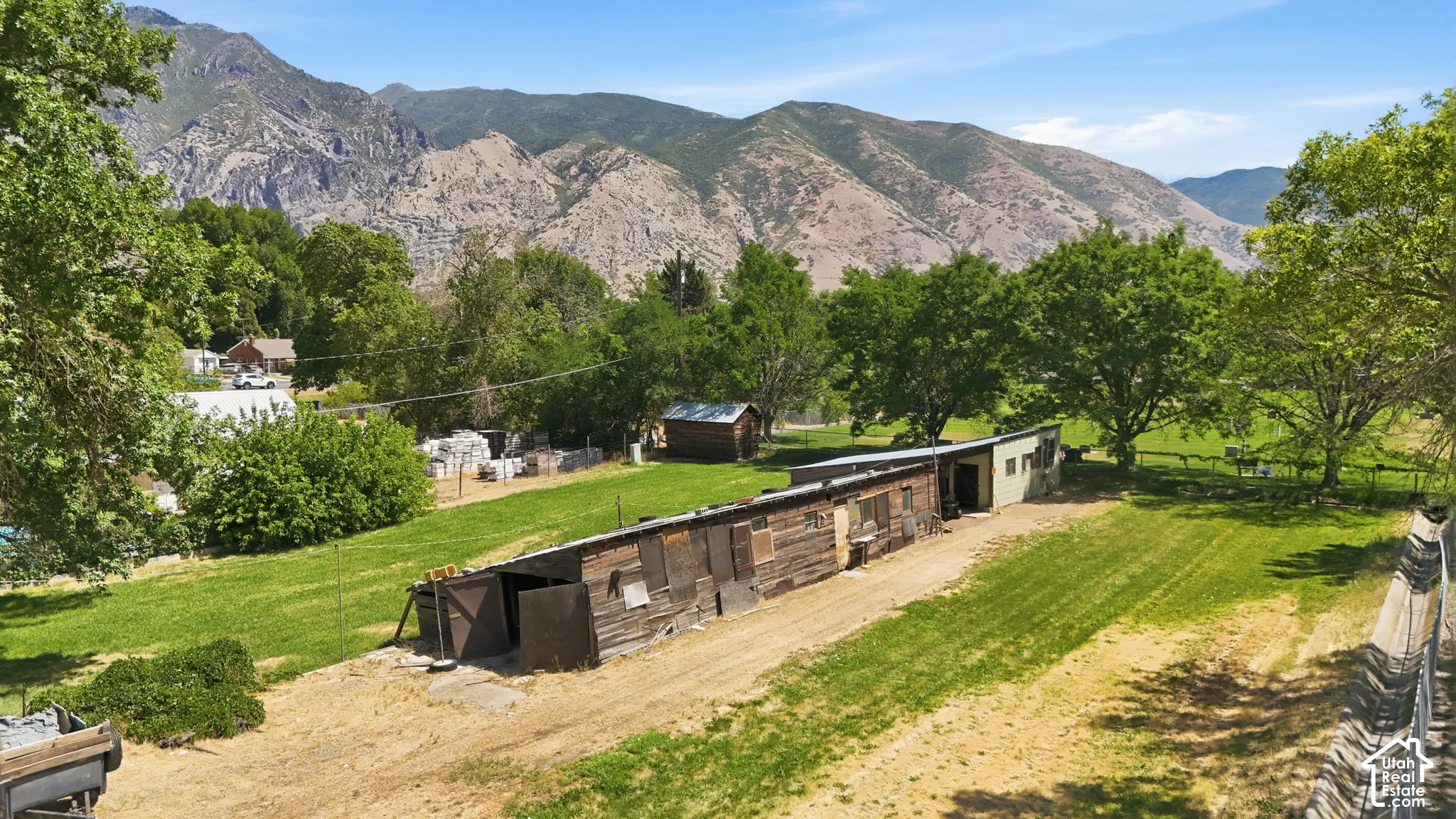 1-acre lot with enormous workshop!