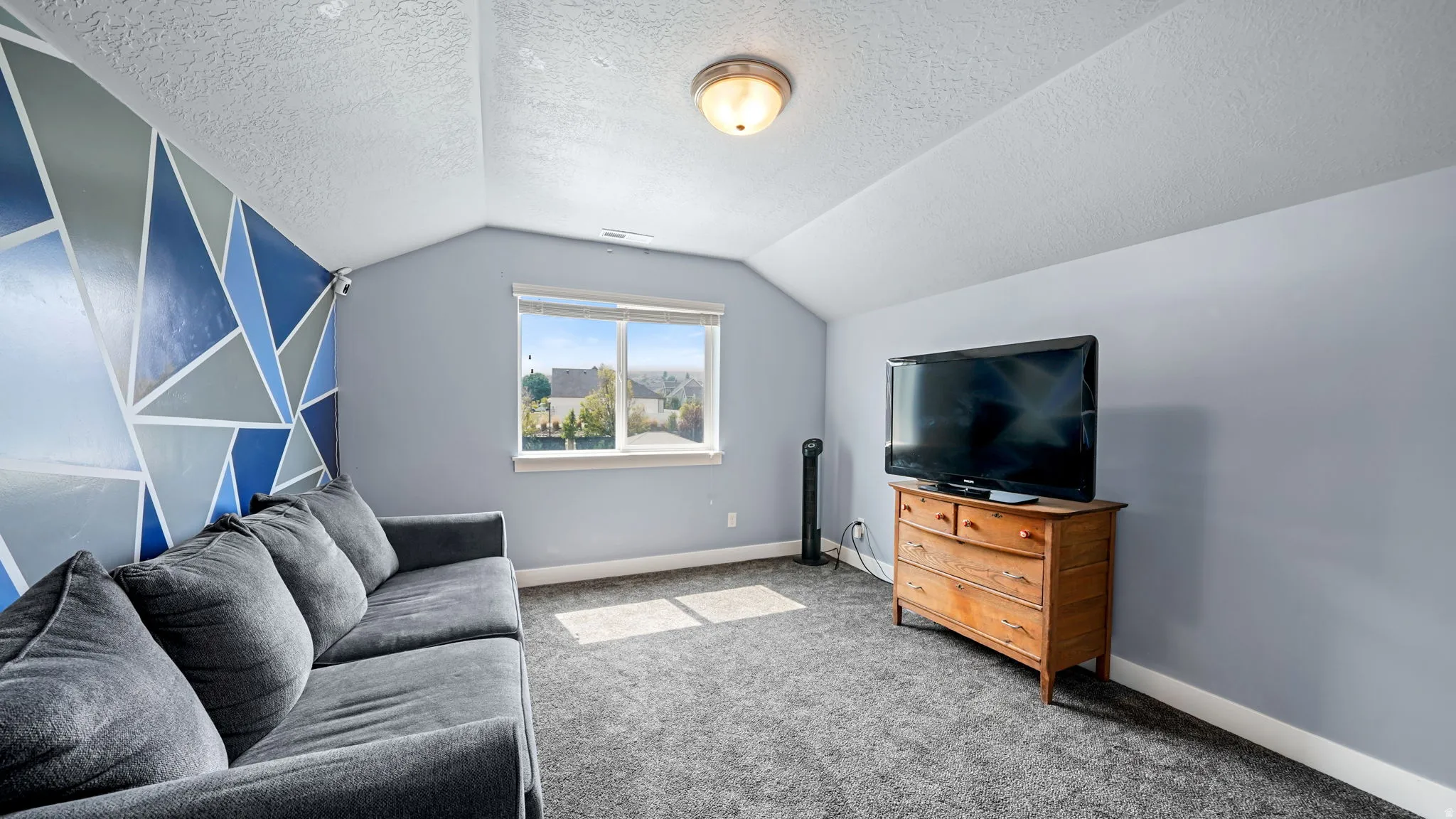 Loft media room