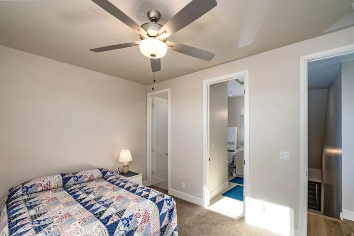 Neutral wall color throughout