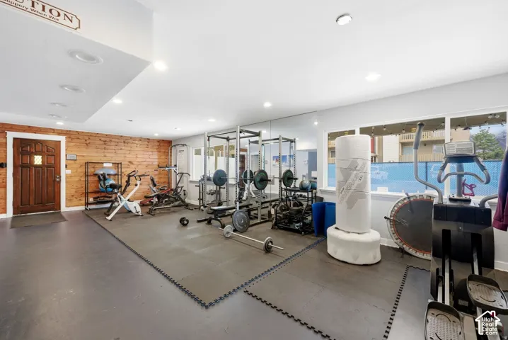 Dedicated fitness space and TWO swimming pools.