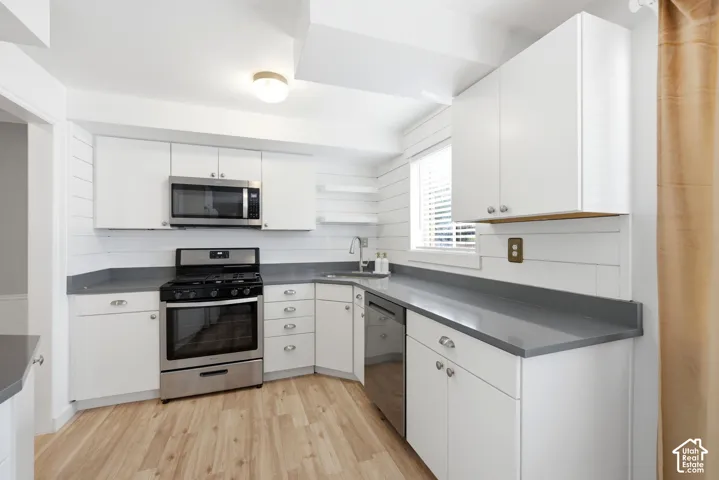 Enjoy generous countertop space.