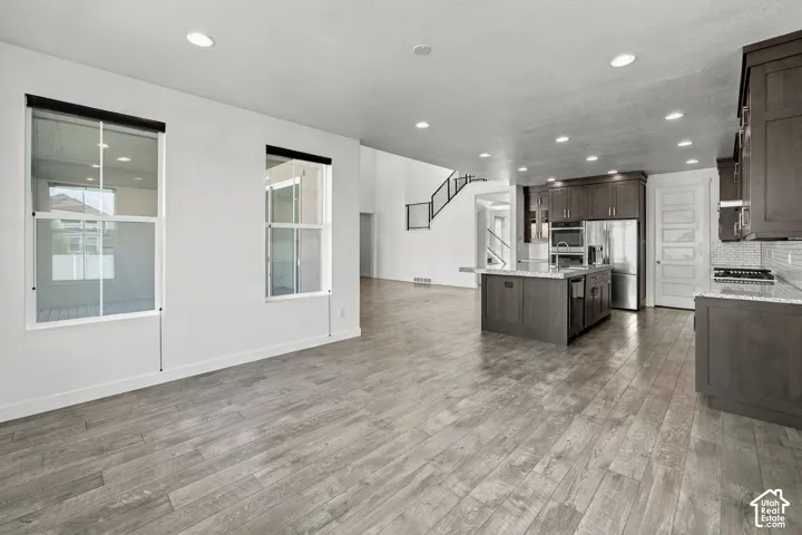 Spacious dinning area viewing into great room
