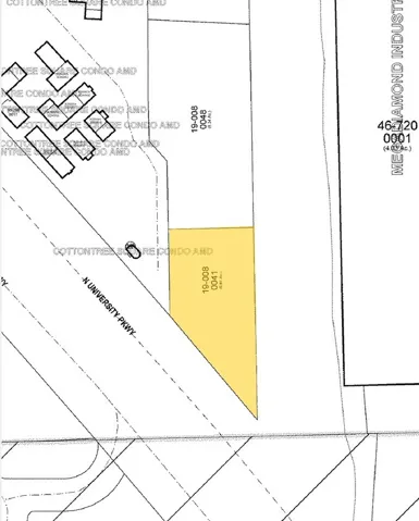 Plat Map. Illustrating lot dimensions and surrounding parcels for the property