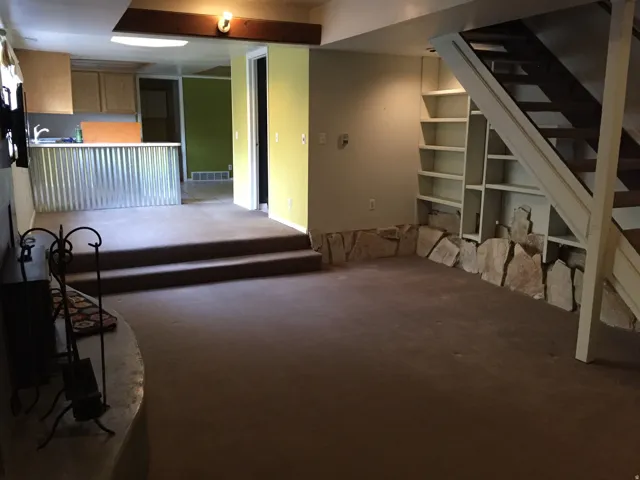 West Duplex, Downstairs Main room looking towards kitchen.