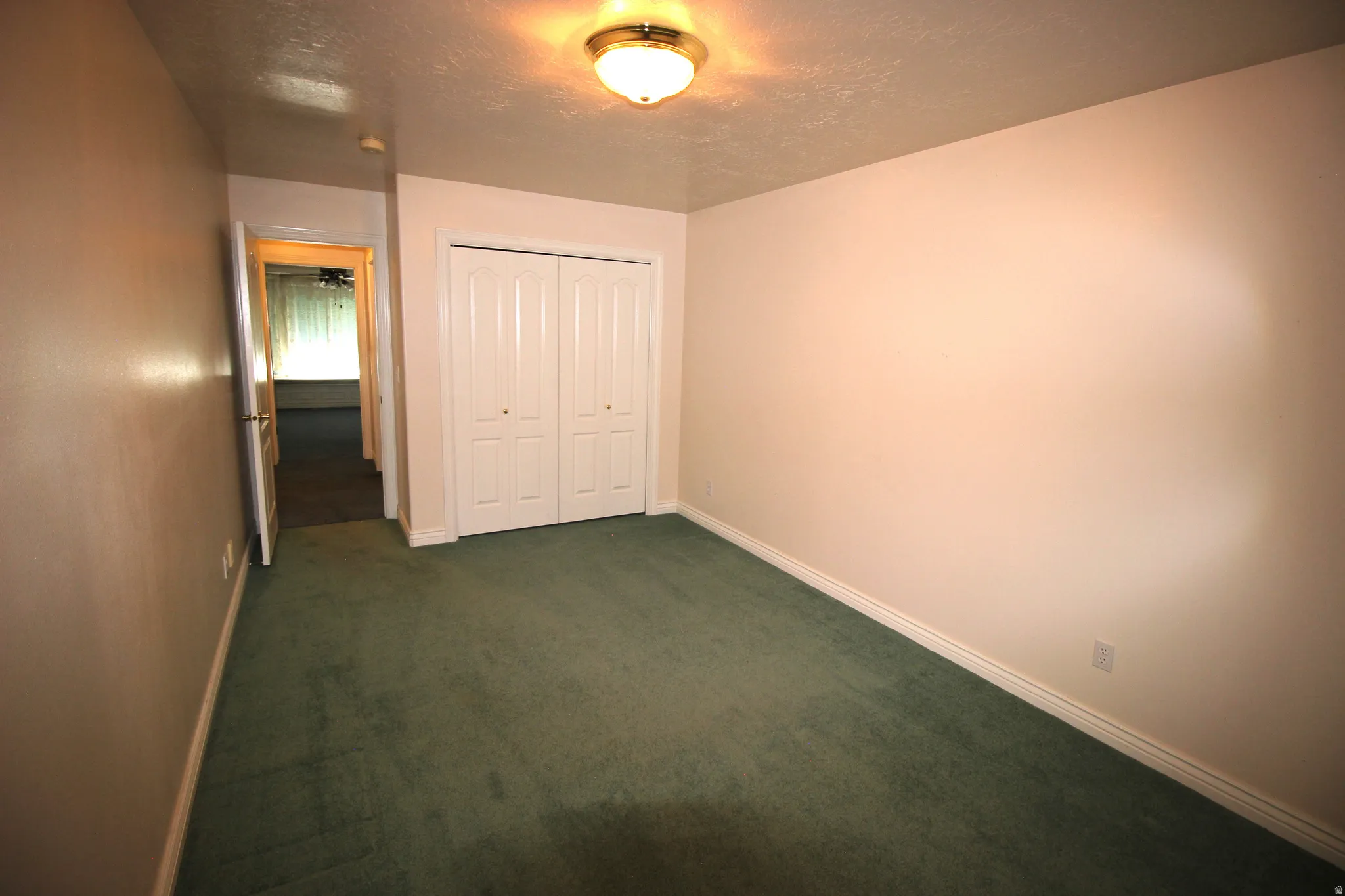 Main floor bedroom  and bi-fold closet doors