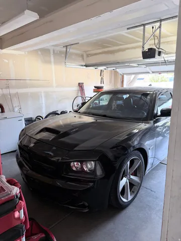 Attached two-car garage
