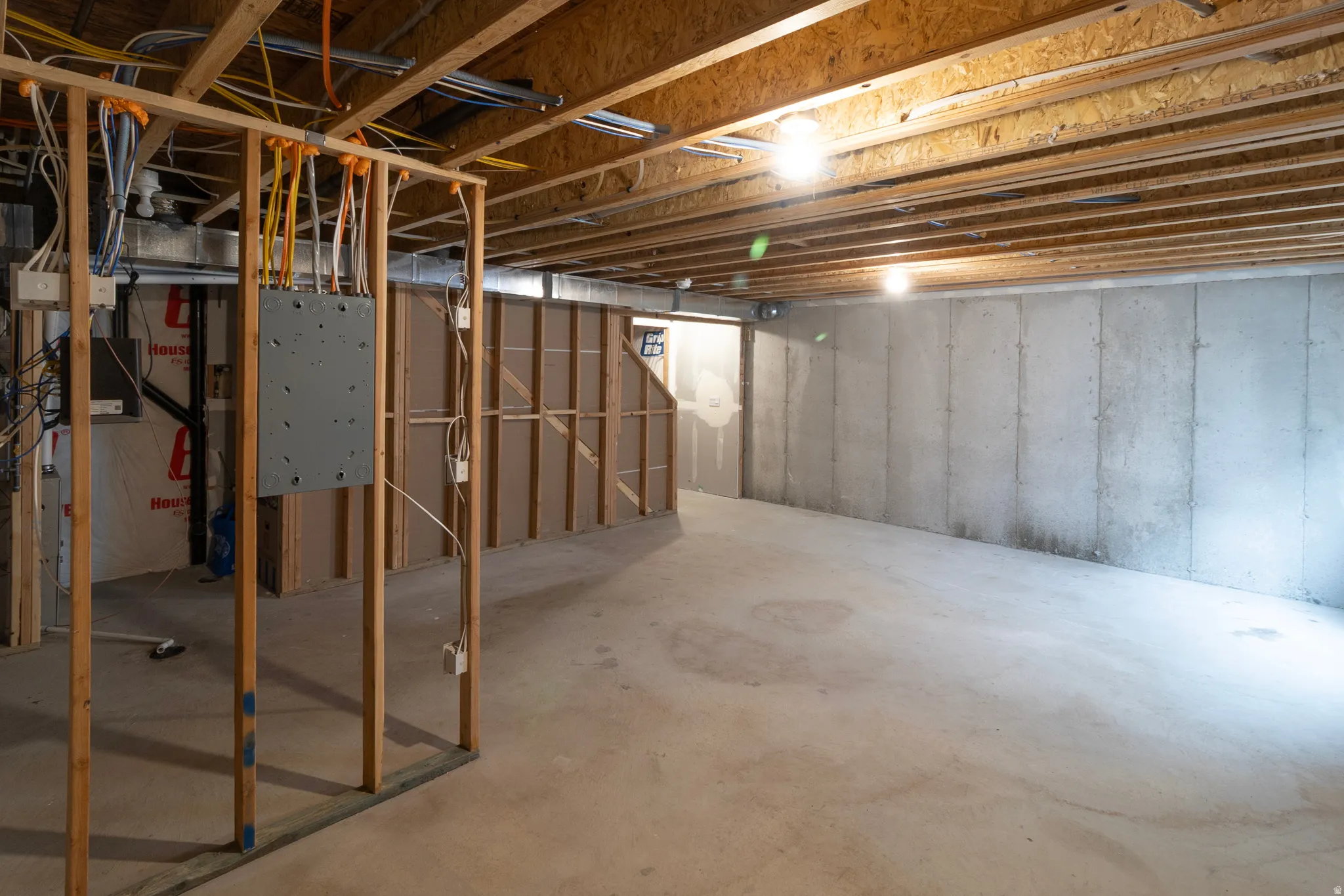 Unfinished basement
