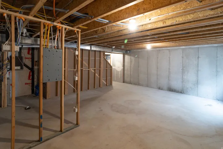 Unfinished basement