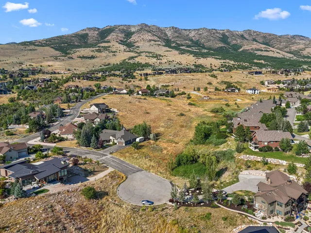 Expansive vacant land parcel situated within a residential community, offering direct street access