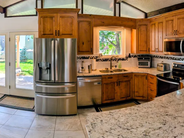 Upstairs kitchen