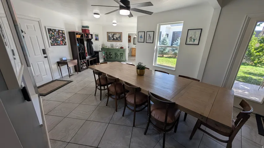 Upstairs dinning