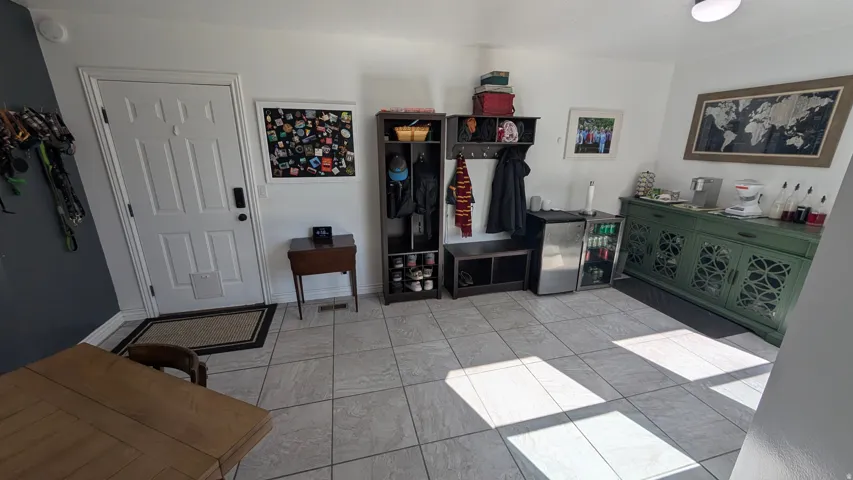 Upstairs mudroom