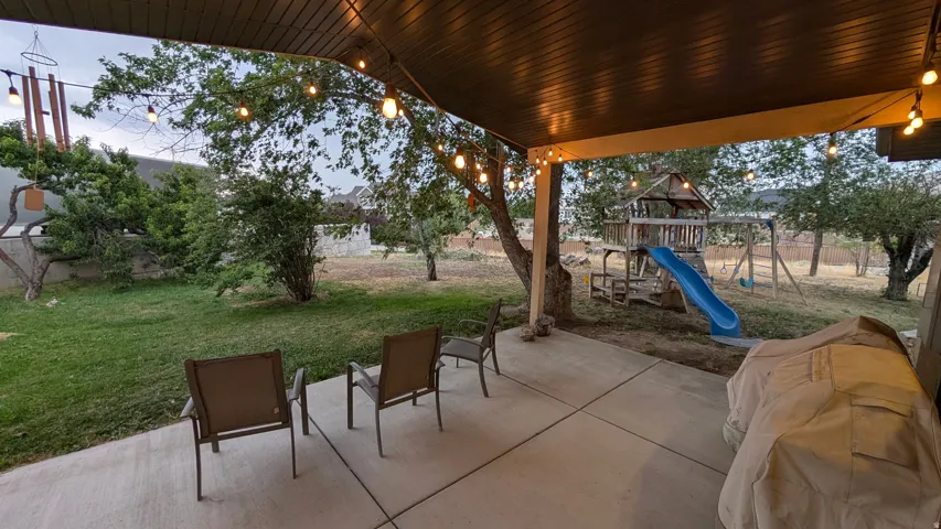 Upstairs patio