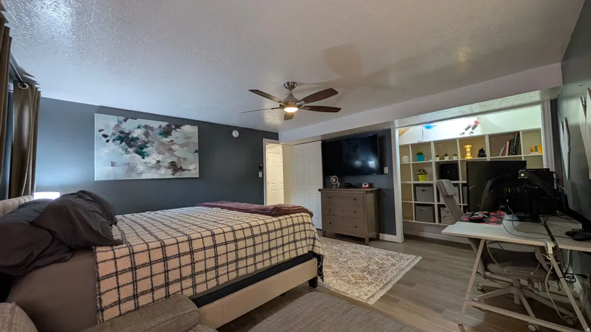 MIL bedroom with ensuite and private laundry