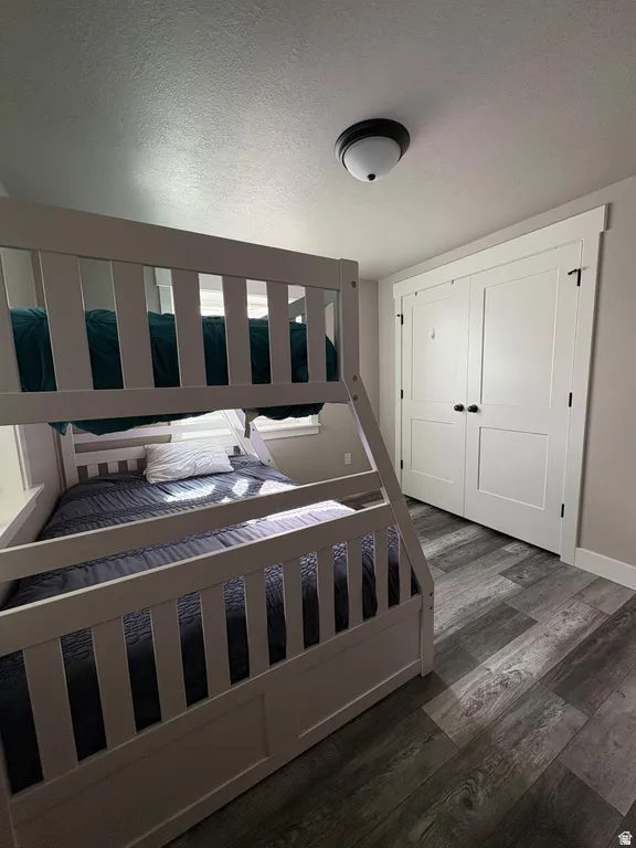 Bedroom with large closet