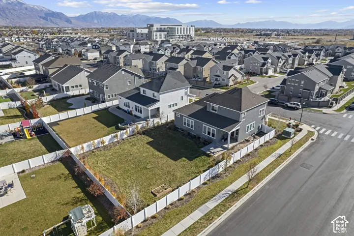 Well-defined residential neighborhood with established homes and paved streets