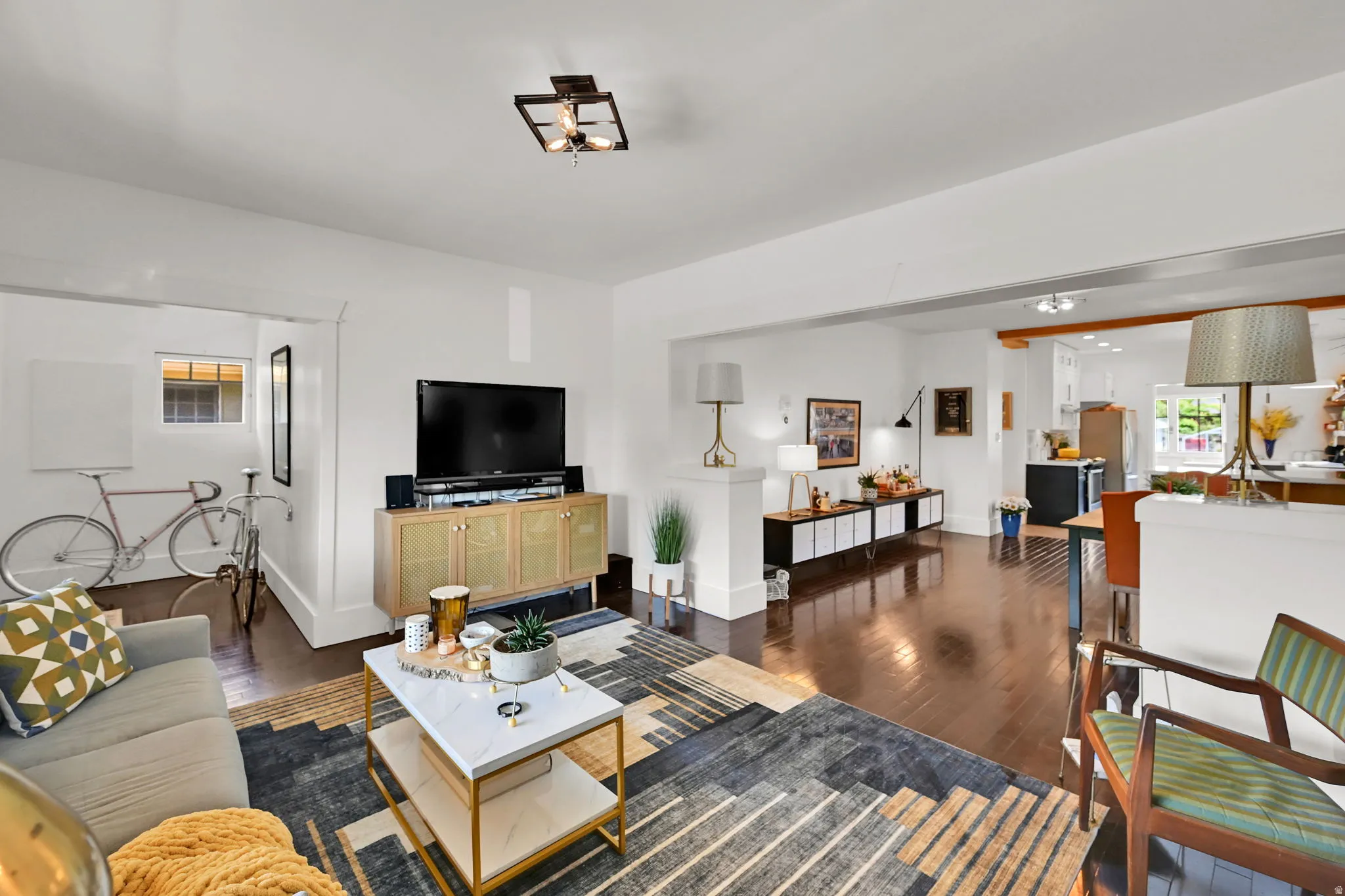 Open concept living area