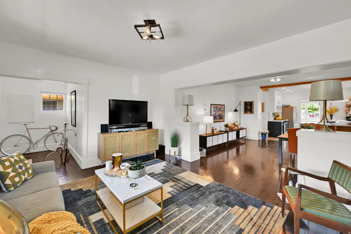 Open concept living area