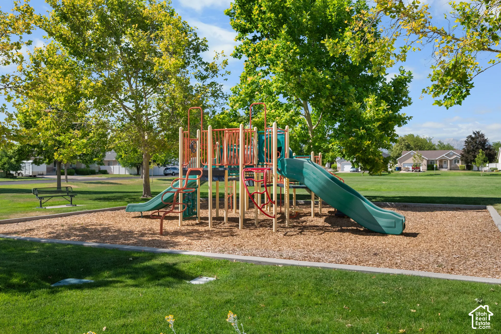 Community park playground