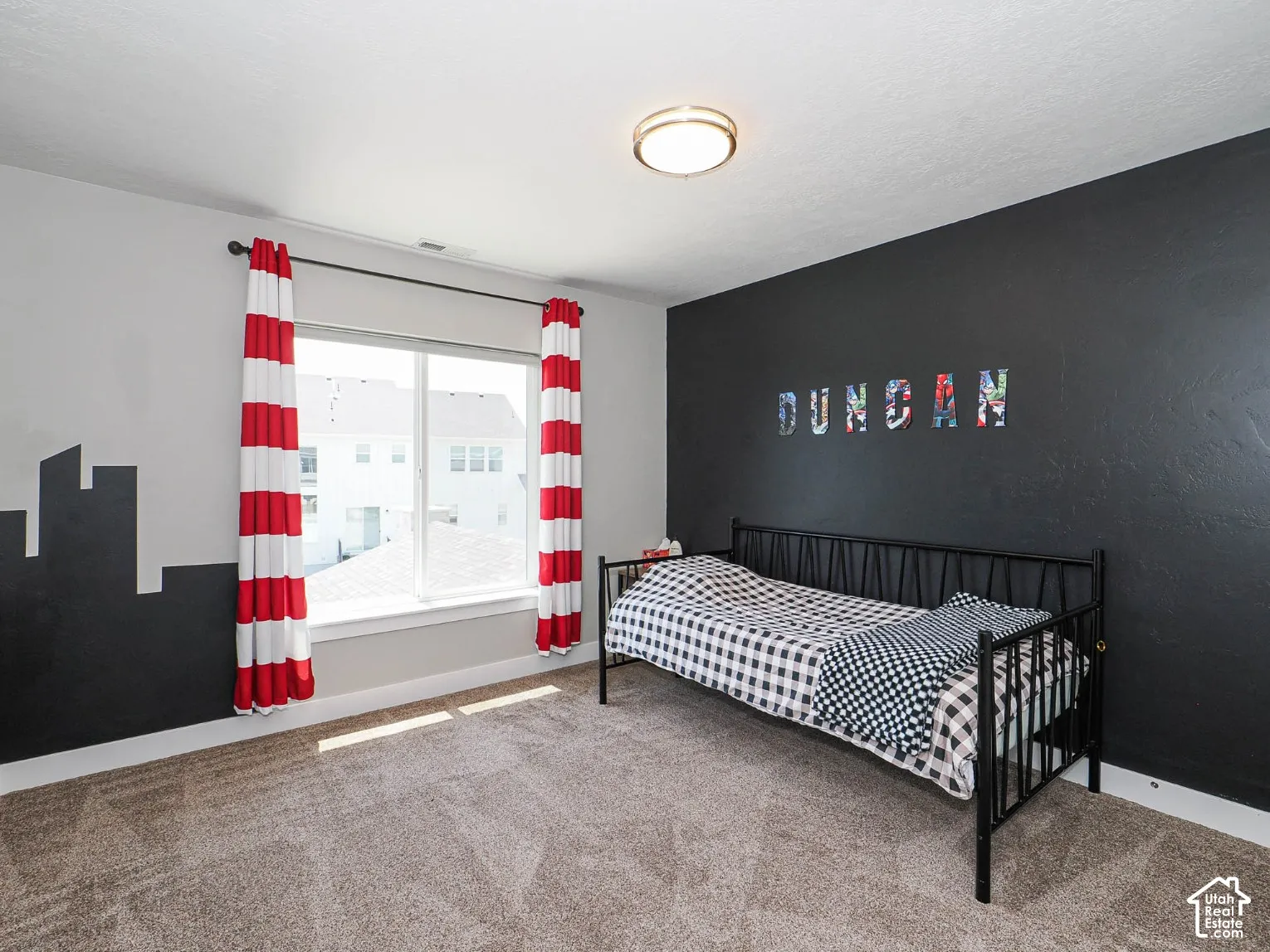 Bedroom #3 with a fun  superhero theme