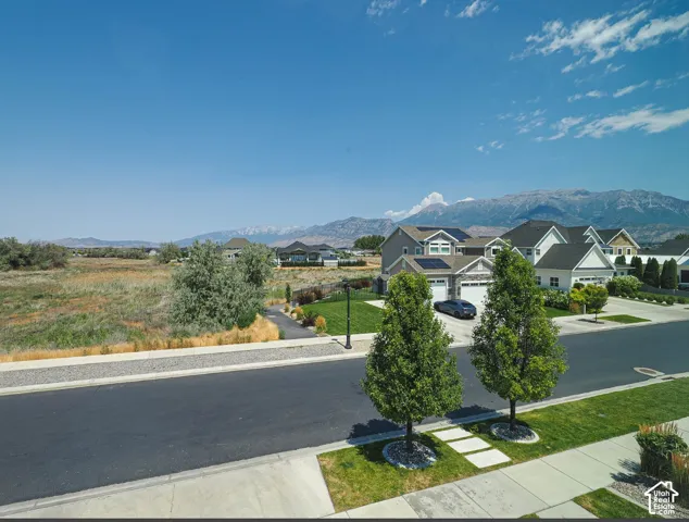 View from the front porch to dedicated open space