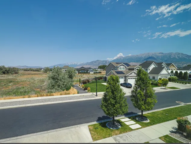 View from the front porch to dedicated open space