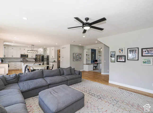 Great room with lots of light