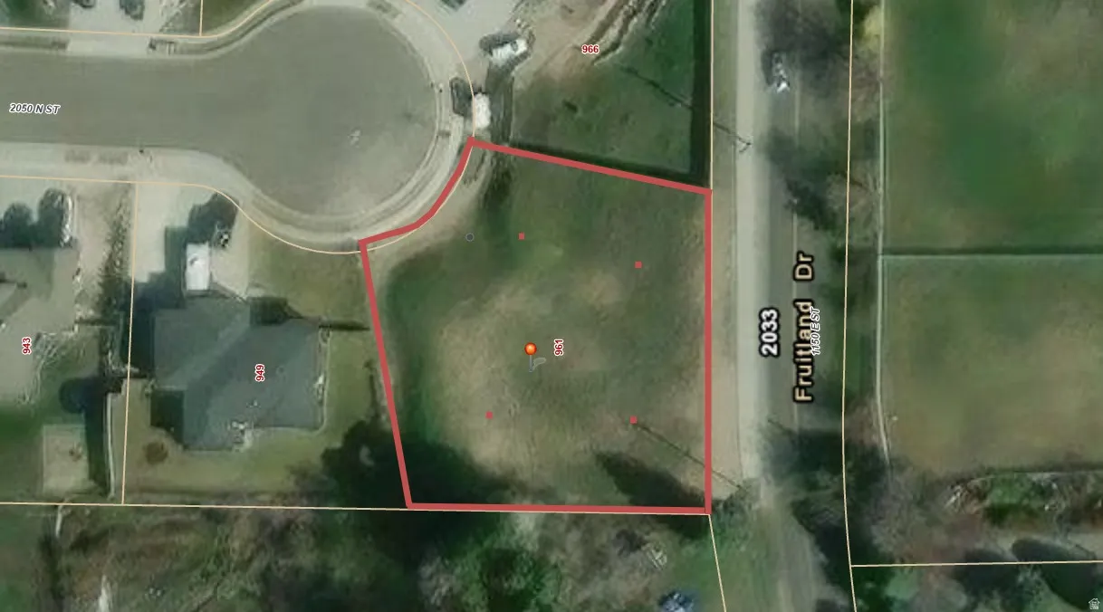 Property Boundary Map. Illustrating the property's perimeter and surrounding infrastructure