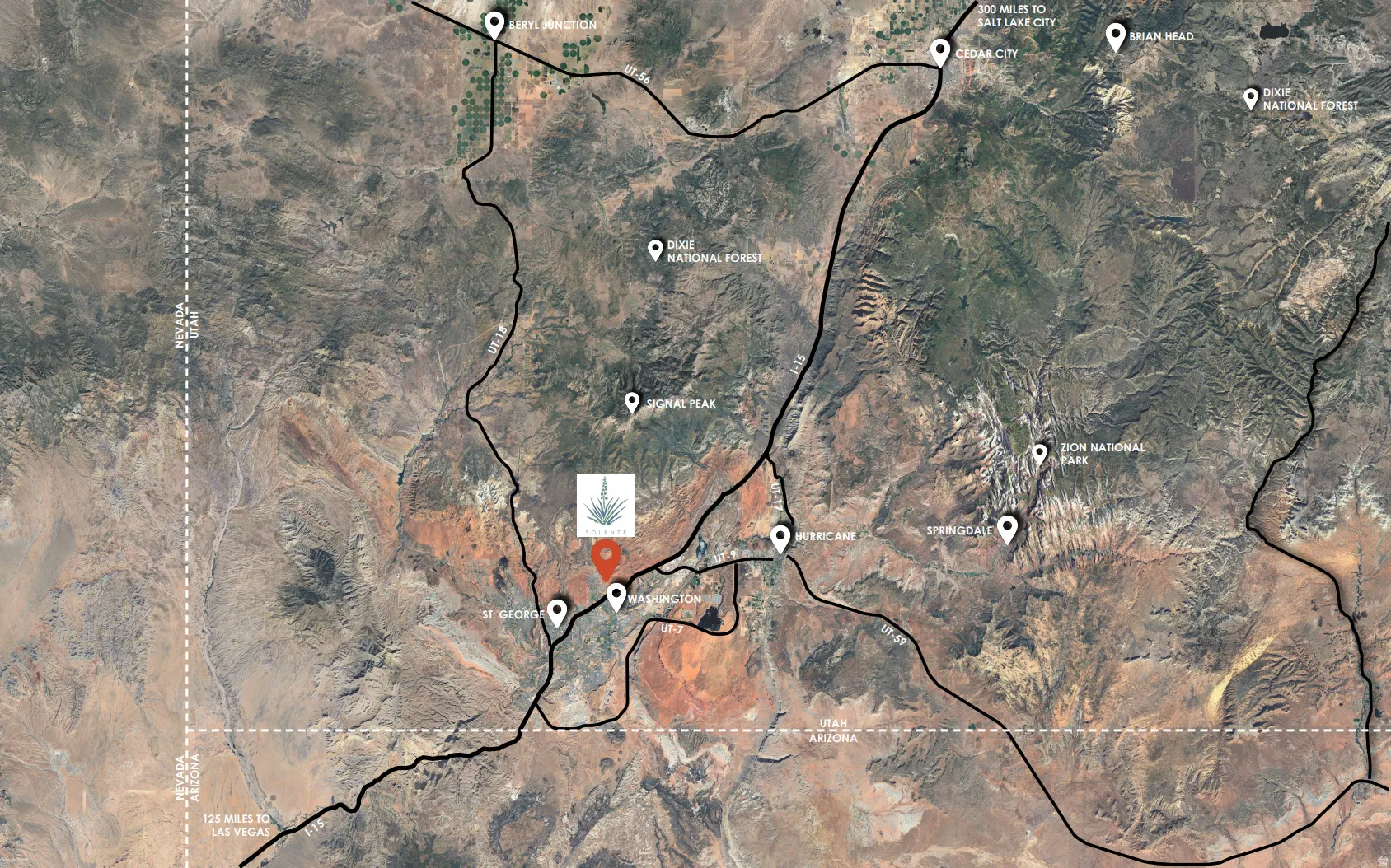 Location Map. Illustrating the property's geographical position relative to surrounding areas and landmarks