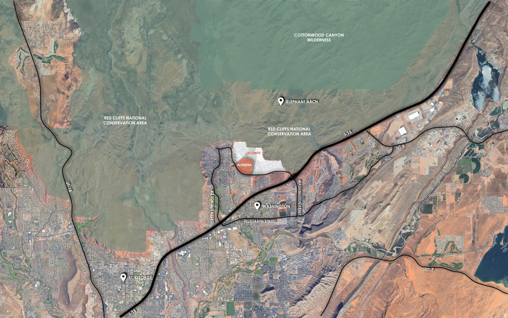Regional Map. Illustrating geographic features, transportation routes, and designated conservation areas relevant to the property