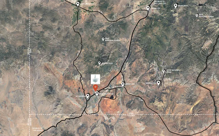 Location Map. Illustrating the property's geographical position relative to surrounding areas and landmarks
