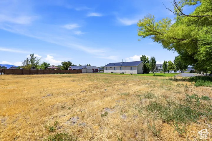 Expansive land parcel featuring natural grasses and mature trees