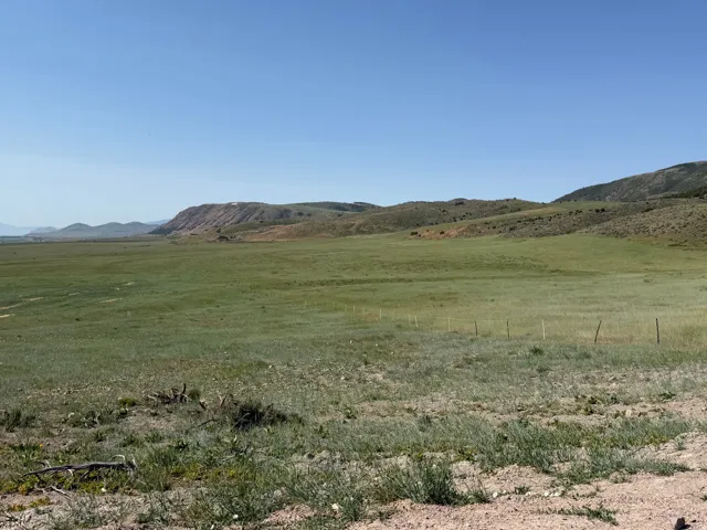 Expansive land parcel featuring natural grasses and distant rolling hillsides
