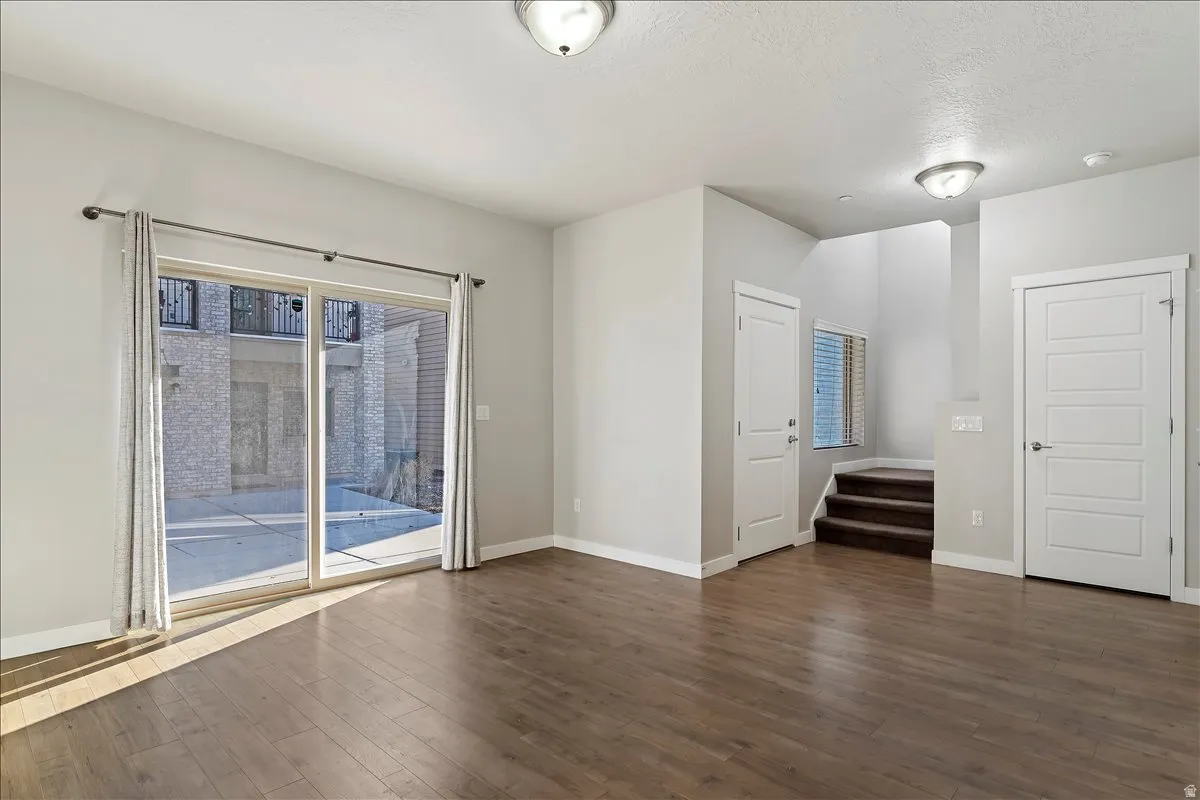 ENTRY AND FLEX SPACE that can be an office, play room, den, 4th bedroom....whatever you need to utilize the space with to make it yours.