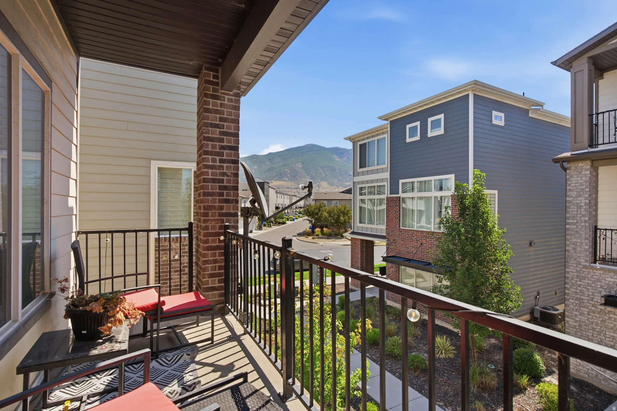Covered balcony