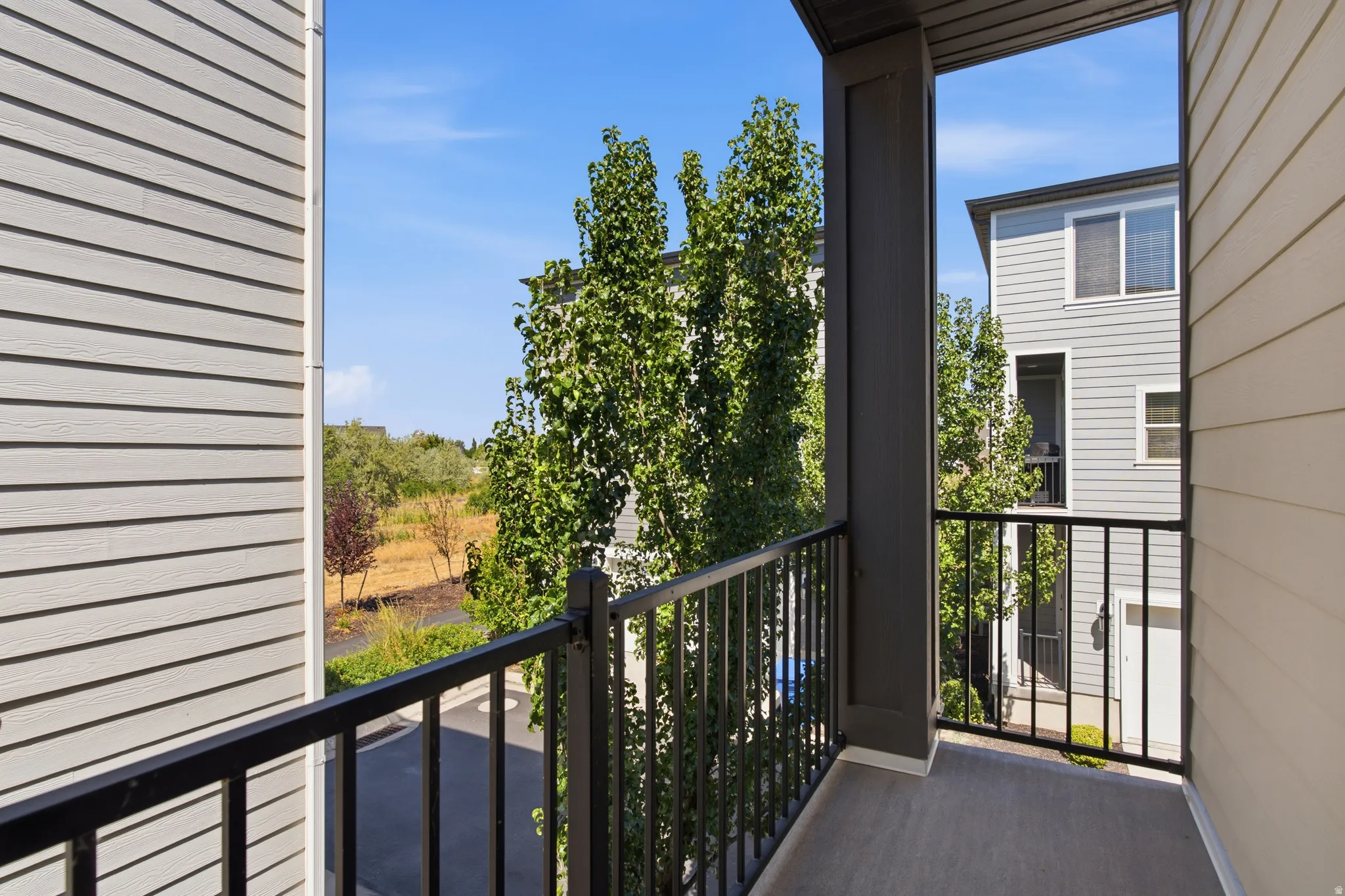 Balcony overlooking TRAIL SYSTEM