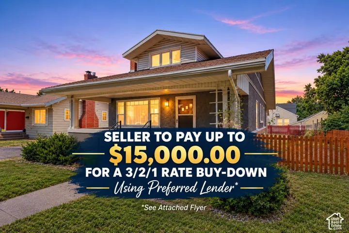 Promotional Flyer. Outlining seller contribution for a rate buy-down using a preferred lender