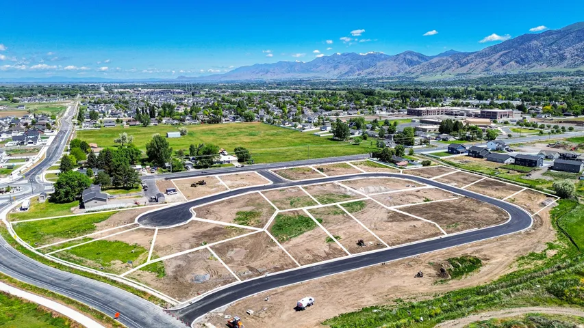 Developed subdivision featuring paved streets and delineated lots