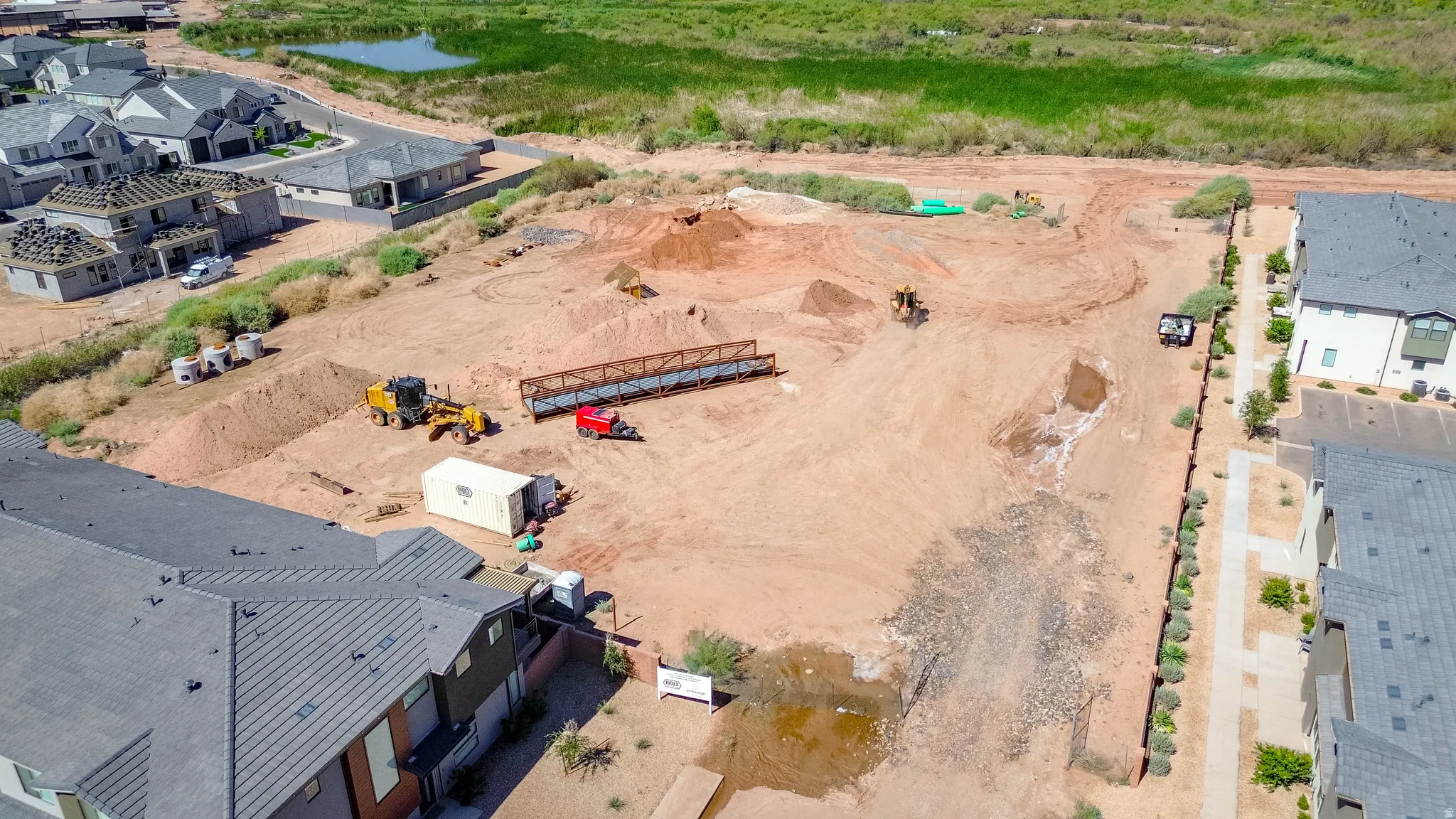 new city park being built next door