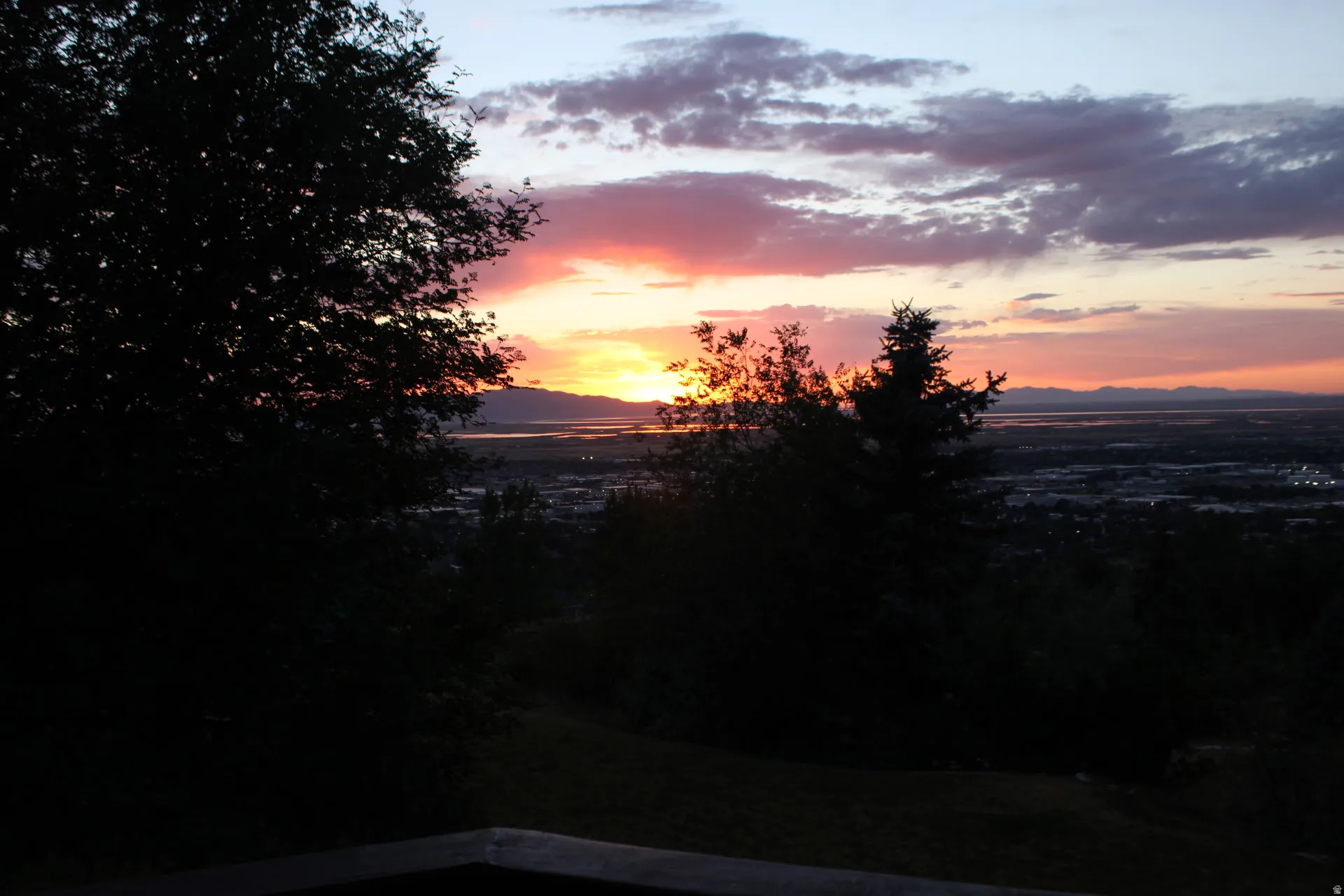 Sunset view from the lower deck.