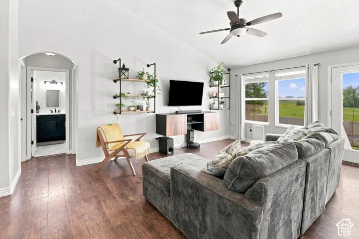 Open-concept living area