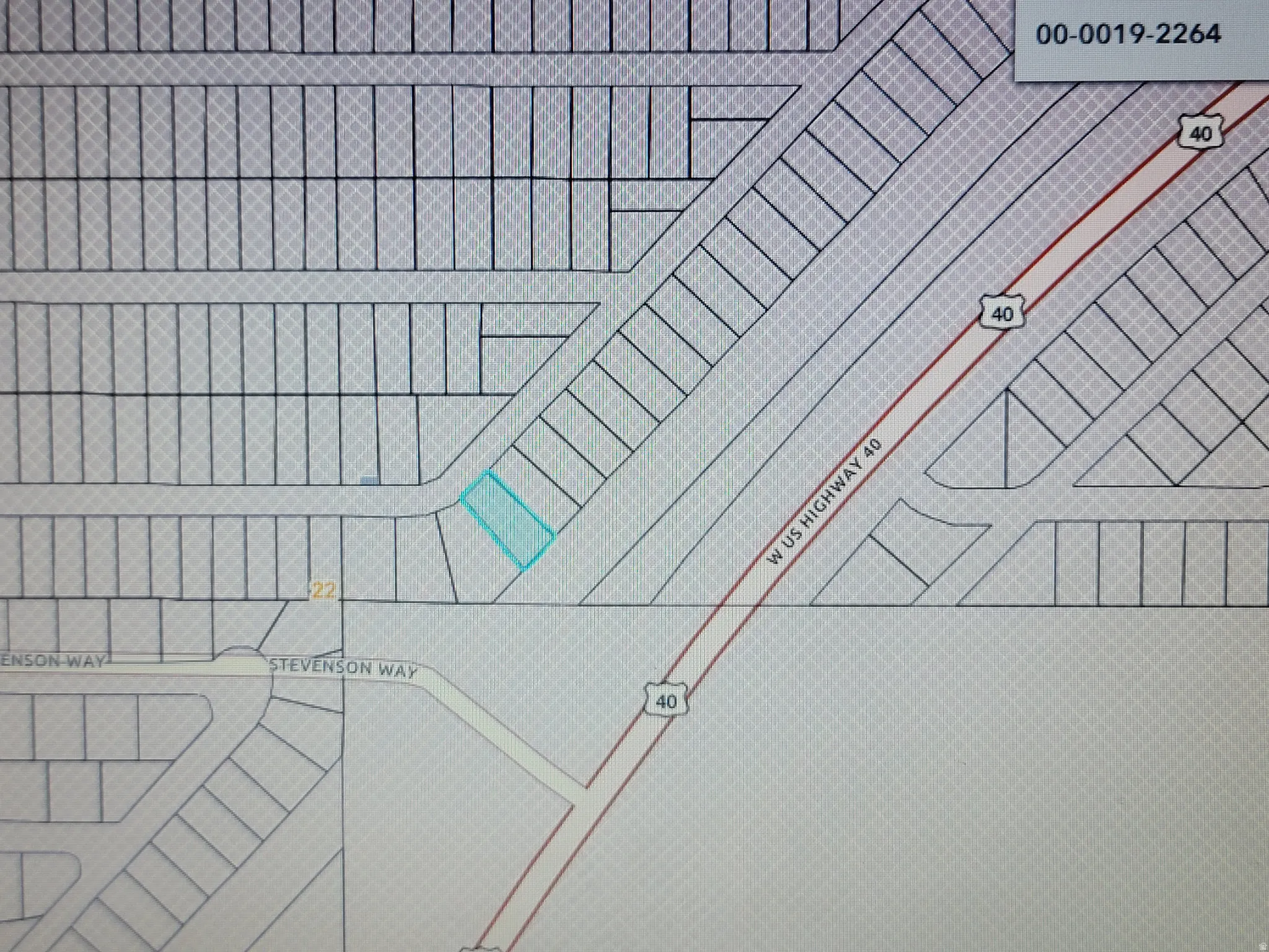 Plat Map. Illustrating the property's location and surrounding parcels, including adjacent roadways
