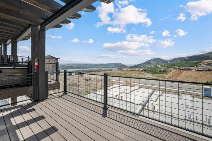 Gorgeous outdoor deck. with hottub included!