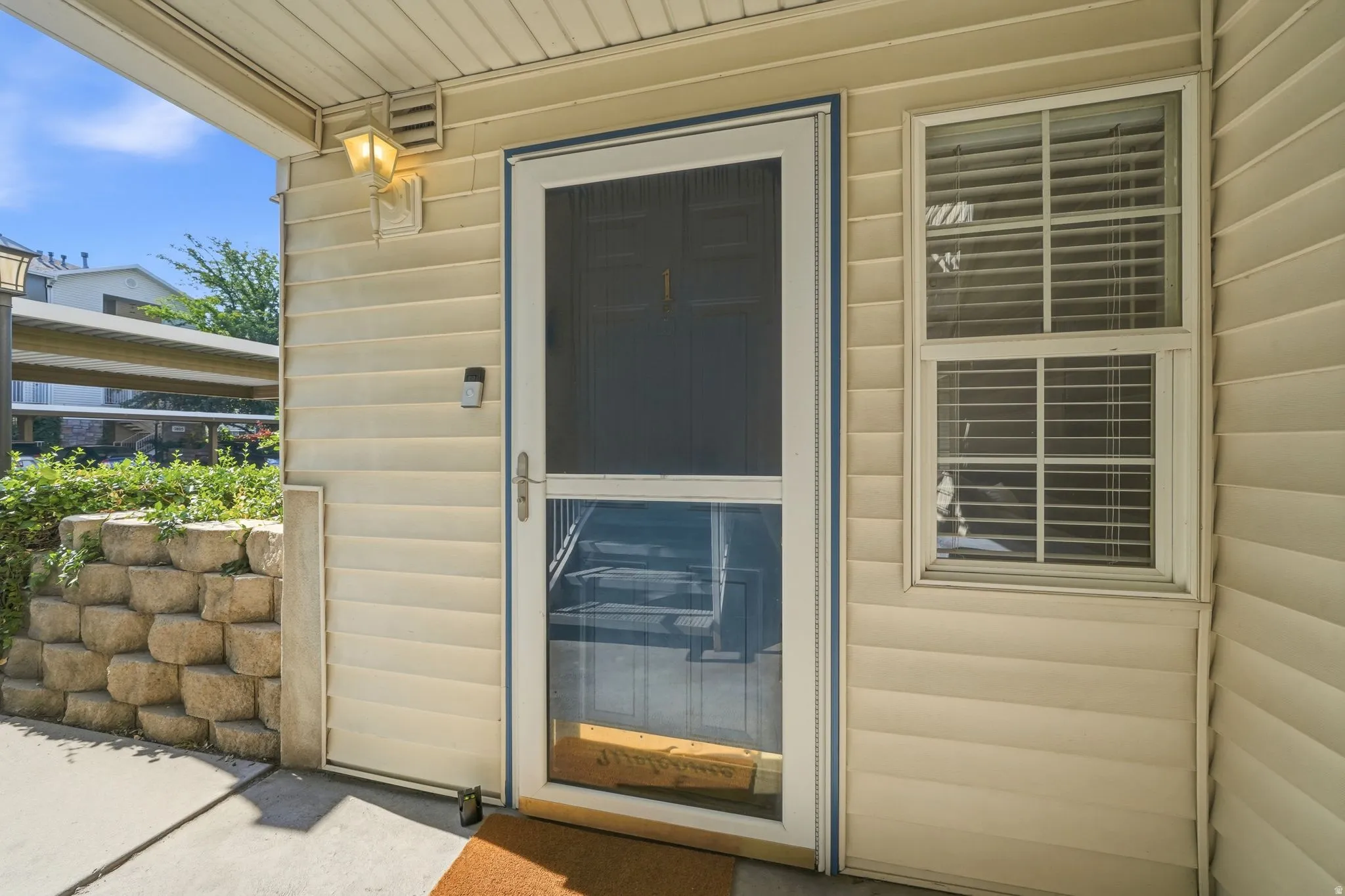 Exterior entry